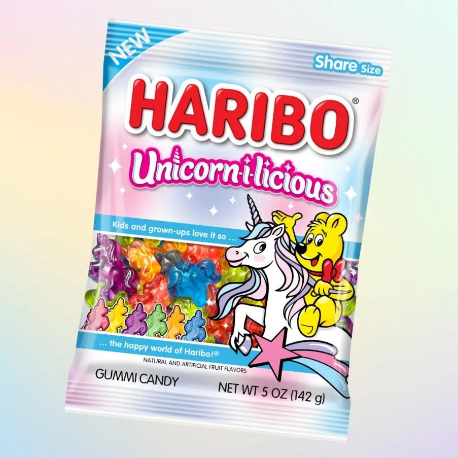 Haribo - Unicorn-i-licious Gummies - Theatre Bag - 142g