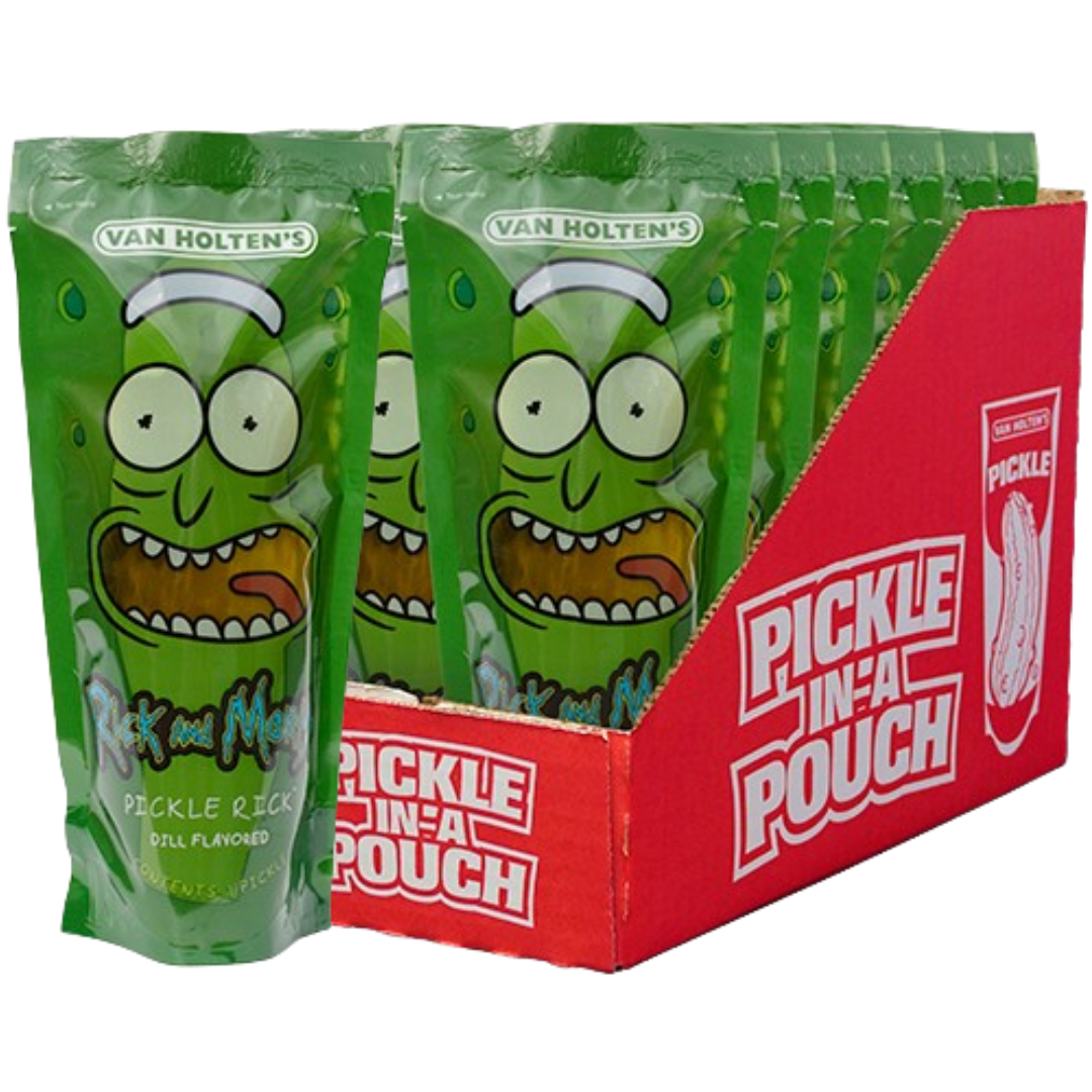 Van Holten's - Rick & Morty, Pickle Rick Jumbo - Pickle in a Pouch - 1 Pickle