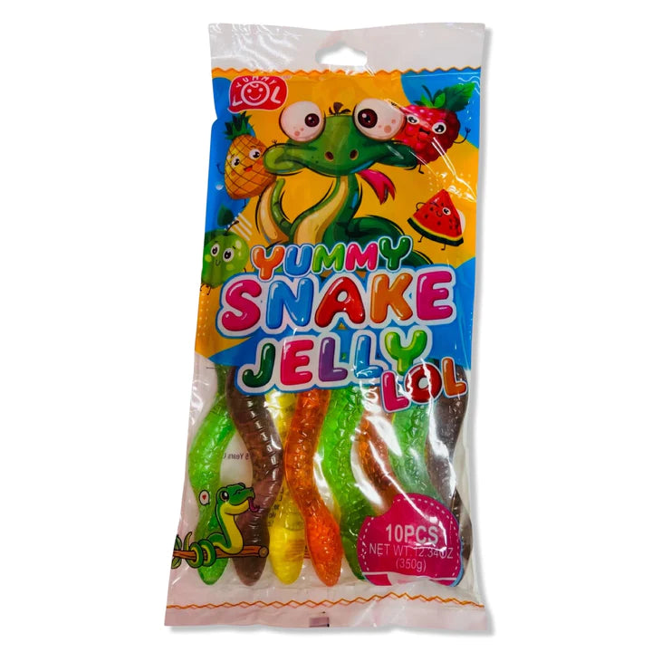 Yummy LOL - Snake Jelly 10pc - 350g (Trending)