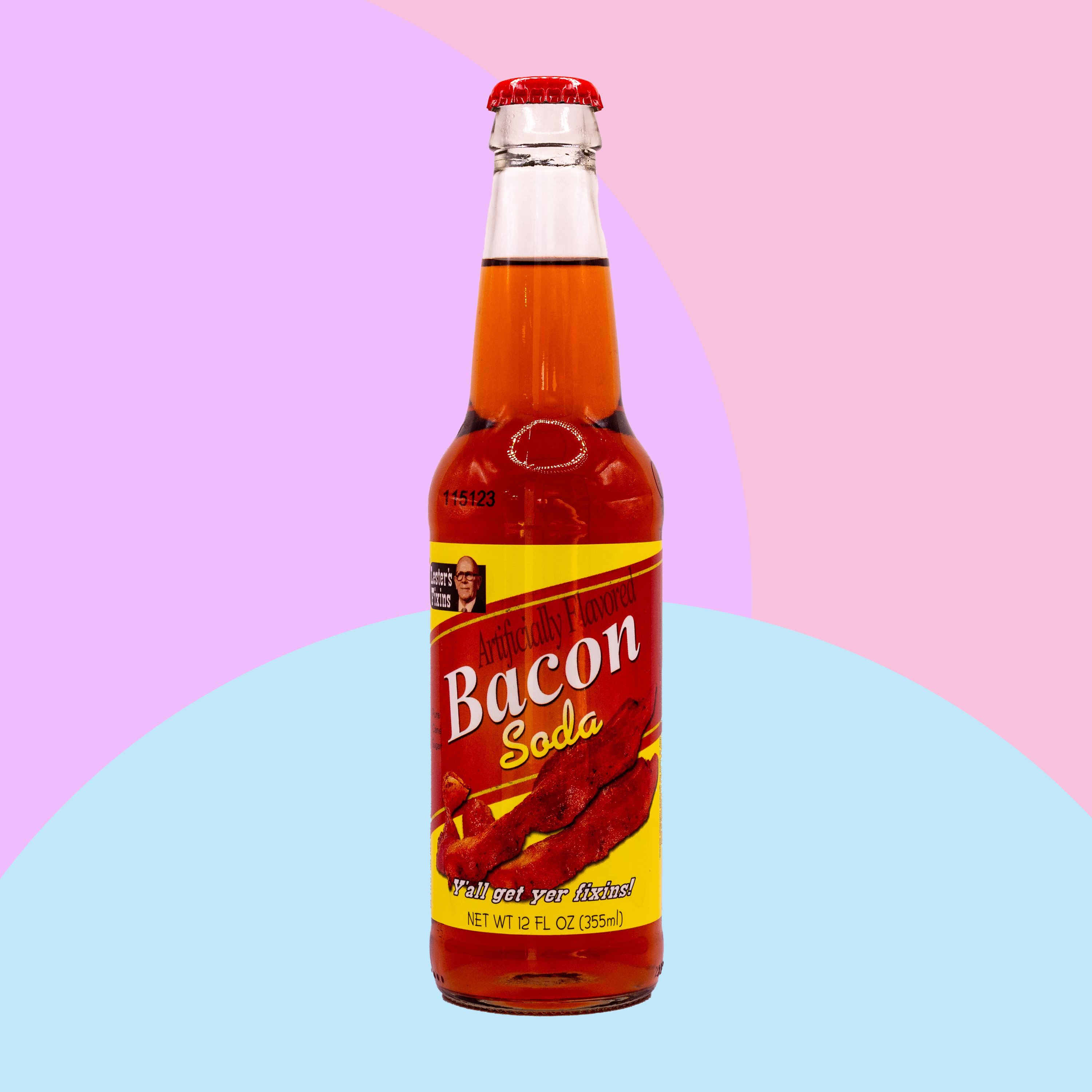 Rocket Fizz - Lesters Fixins Bacon - Soda Pop - 355ml
