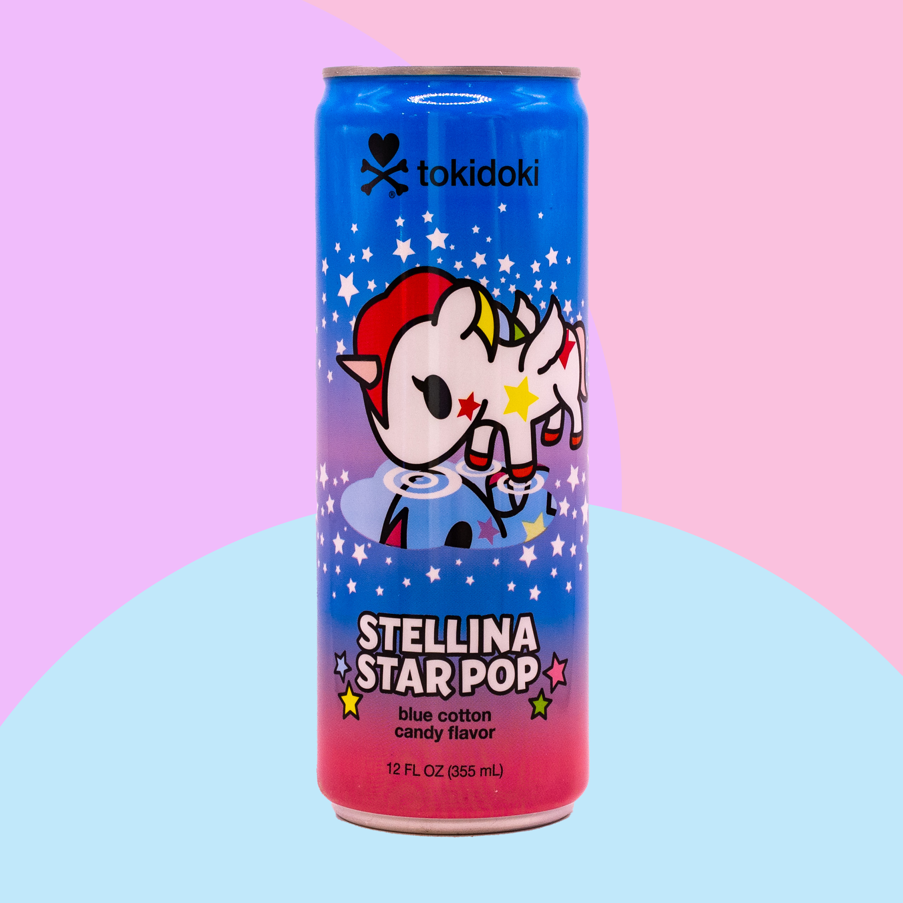 Boston America - Tokidoki Stellina Star Pop - Blue Cotton Candy - 355ml