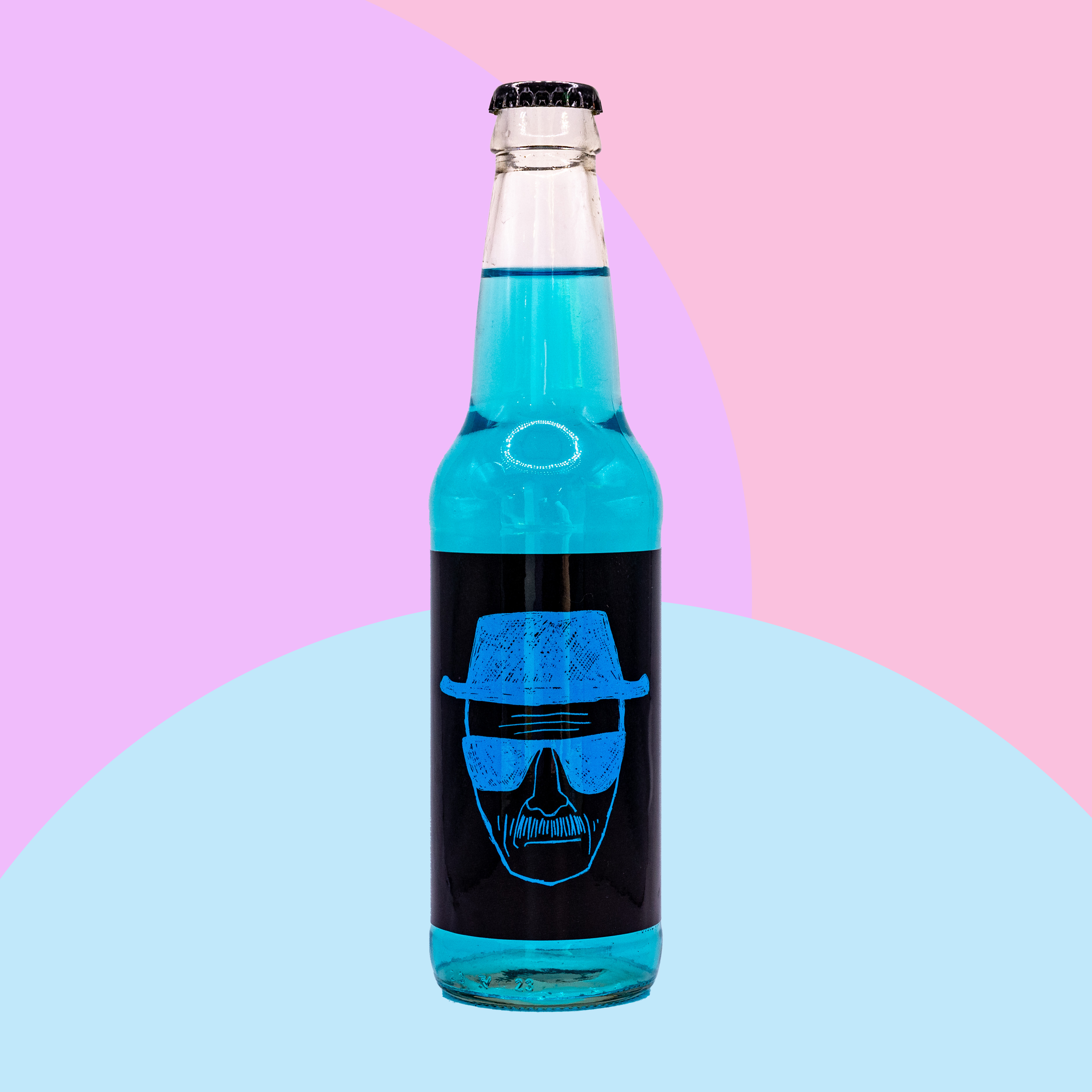 Rocket Fizz - Breaking Bad Heisenberg Blue Cream - Soda Pop - 355ml