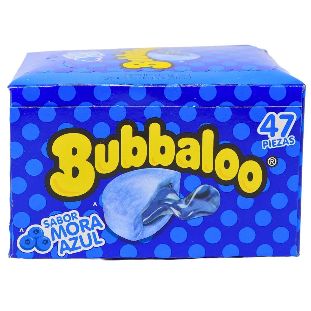 Adams - Bubbaloo Mora Azul (Blackberry) - Liquid Filled Bubblegum- 1pc (Mexico)