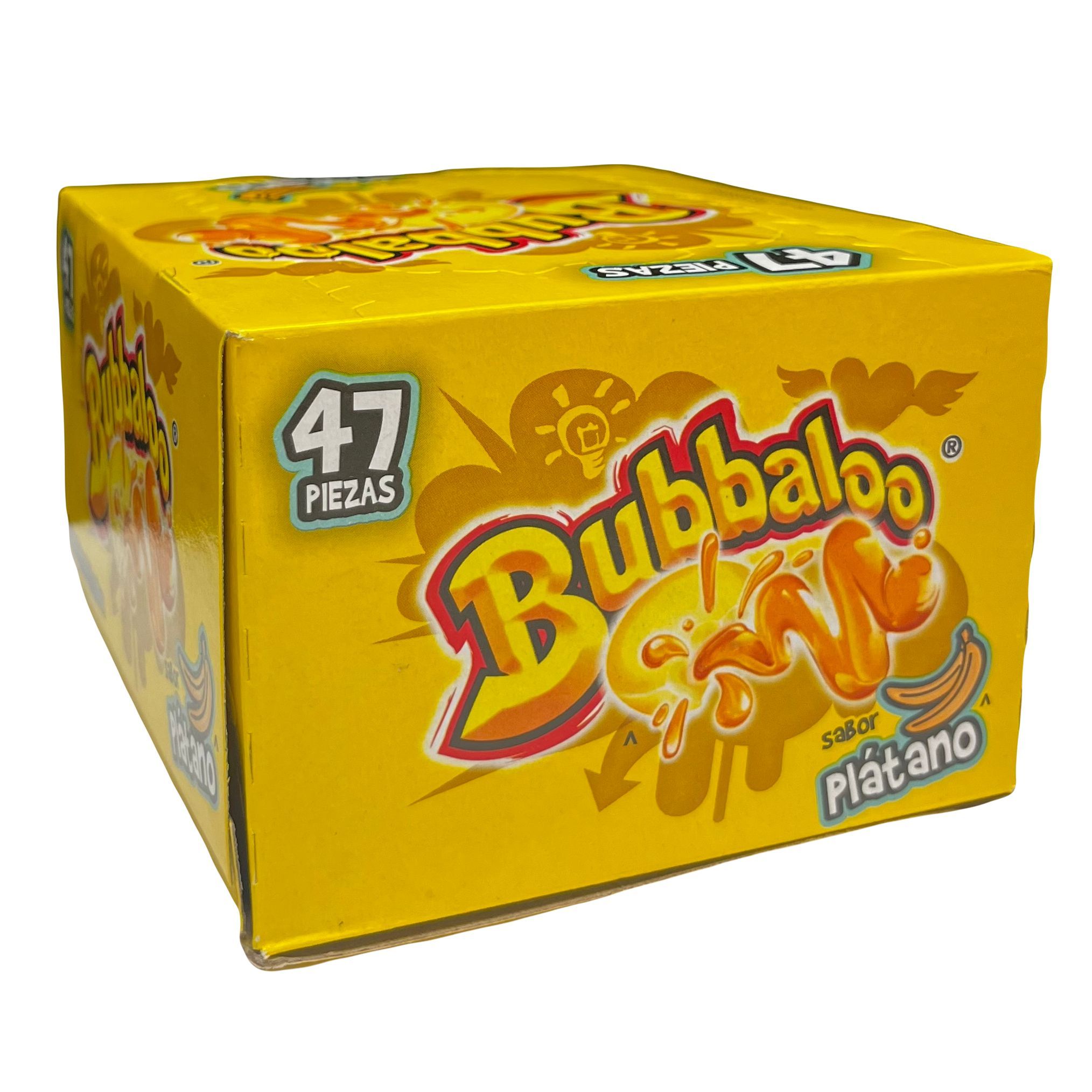 Adams - Bubbaloo Plantano (Banana) - Liquid Filled Bubblegum - 1pc (Mexico)