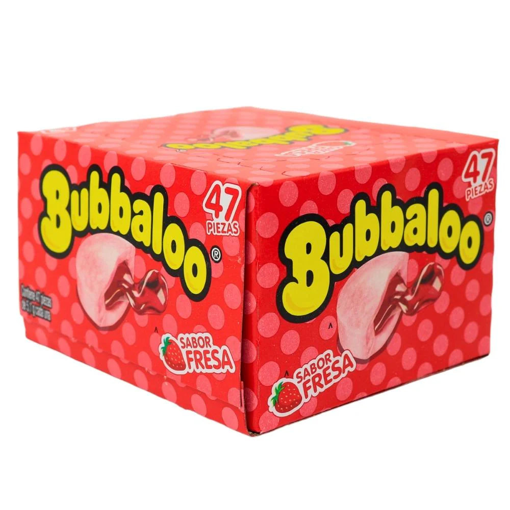 Adams - Bubbaloo Strawberry - Liquid Filled Bubblegum- 1pc (Mexico)