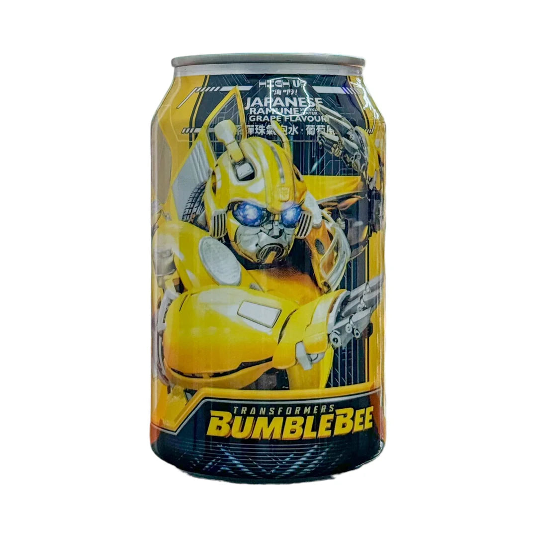 High Up - Transformers Bumblebee - Grape Ramune Soda - 330ml (Japan)