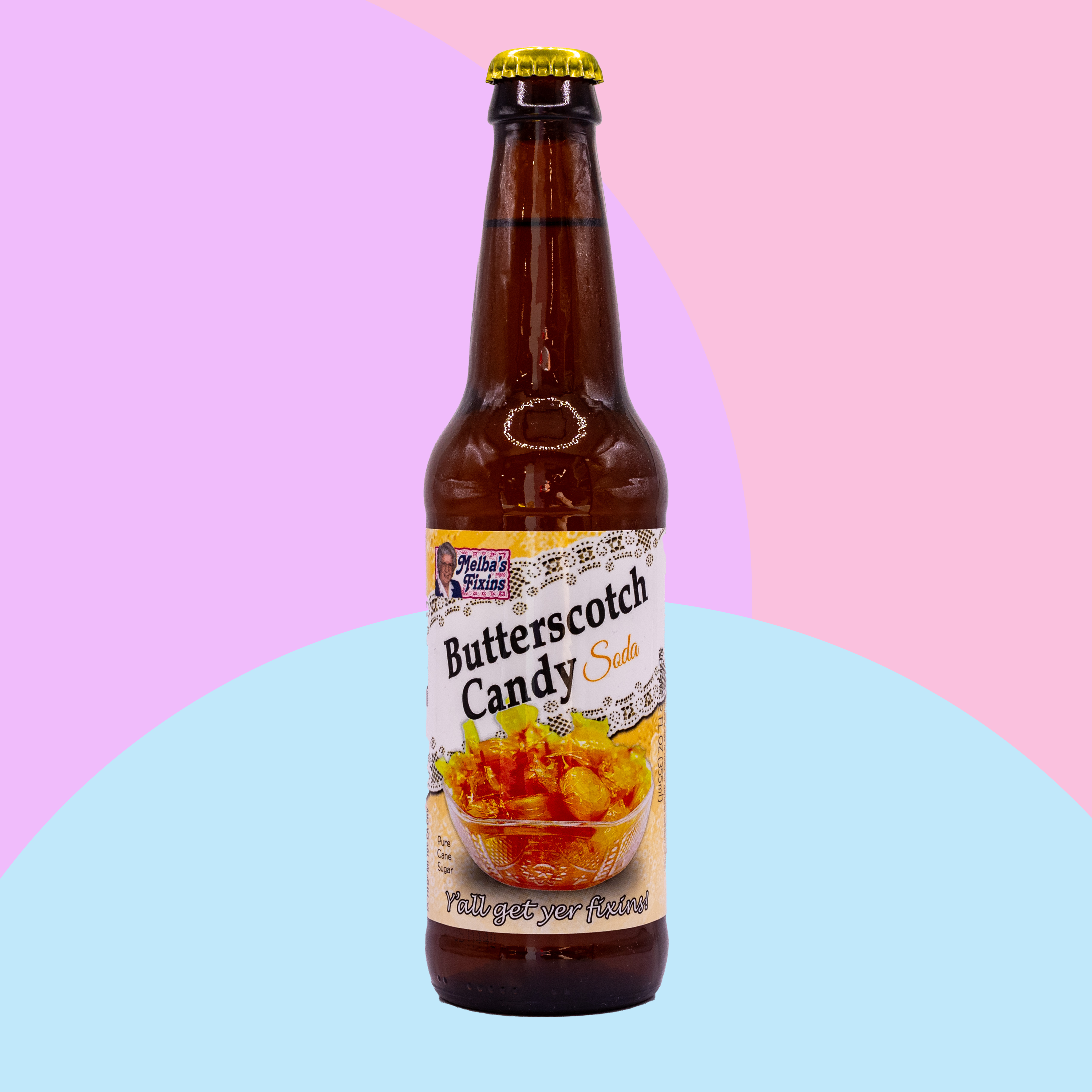 Melba's - Fixins Butterscotch Candy - Soda Pop - 355ml