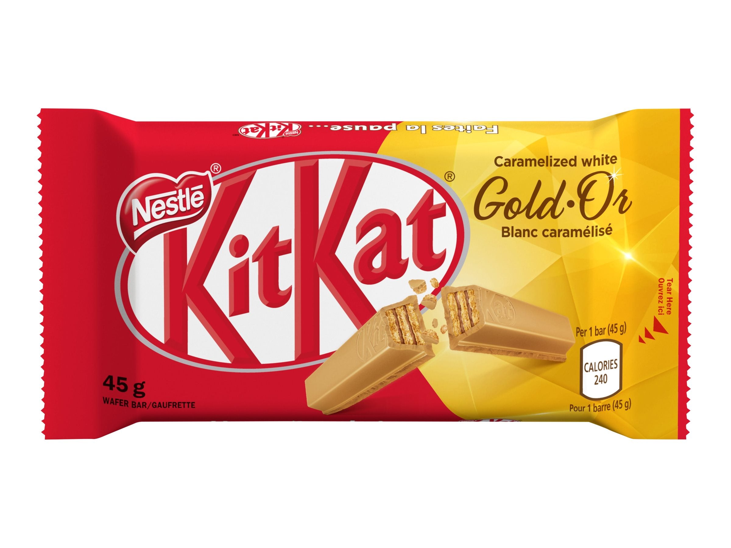 Kit Kat -  Gold Chocolate Bar - 45g