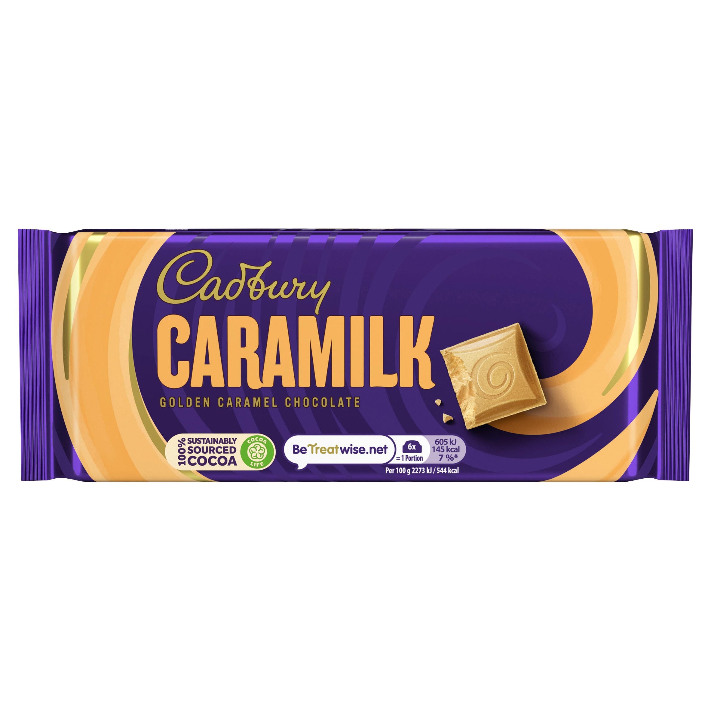 Cadbury - Caramilk - Golden Caramel Chocolate Bar - 80g (UK)