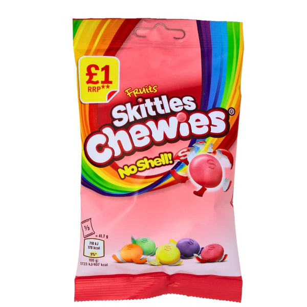 Skittles - Fruits - Chewies No Shell - 125g (UK)