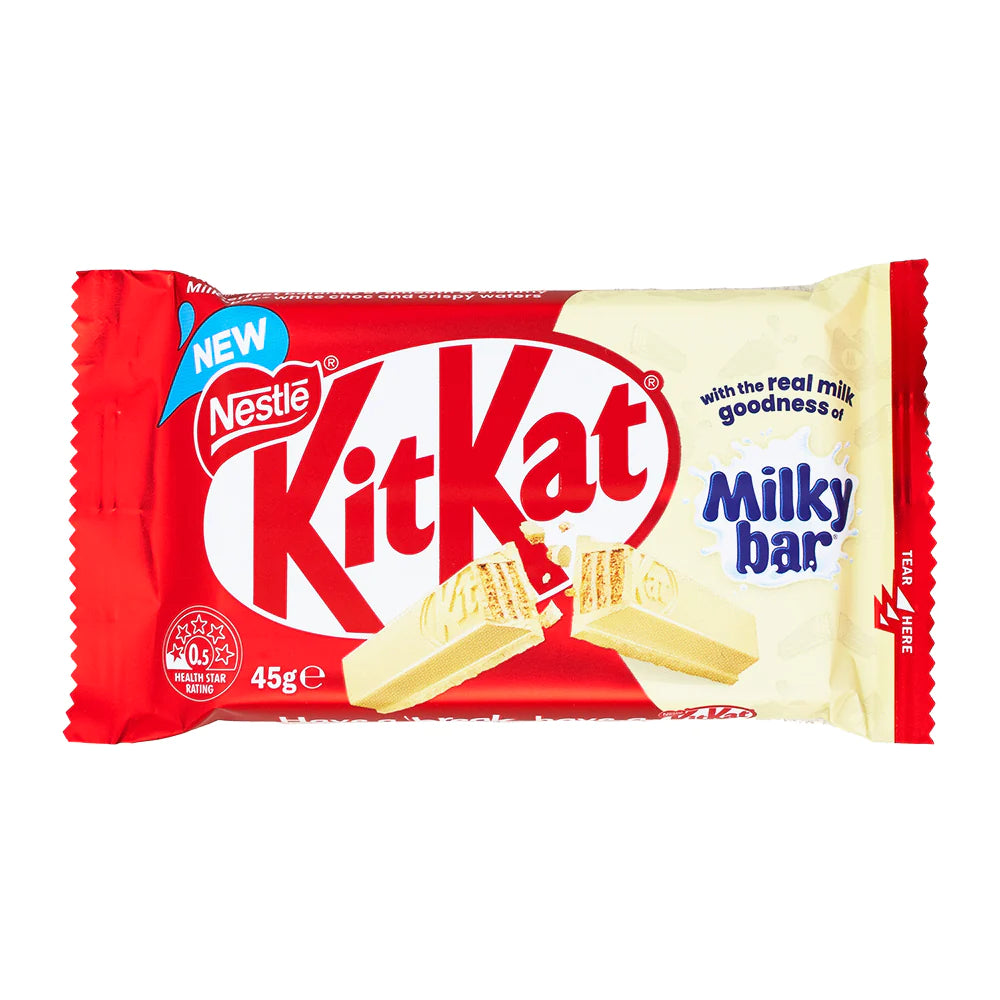 Kit Kat - Milky Bar  - Chocolate Bar - 45g (Australia)