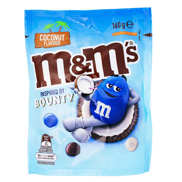 M&M - Coconut Inspired By Bounty - Chocolate - 160g (Australia)