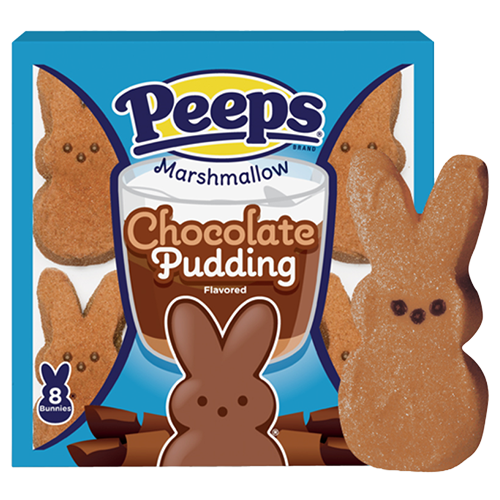 Peeps - Marshmallow Chocolate Pudding Bunnies - 8pack - 85g (USA)