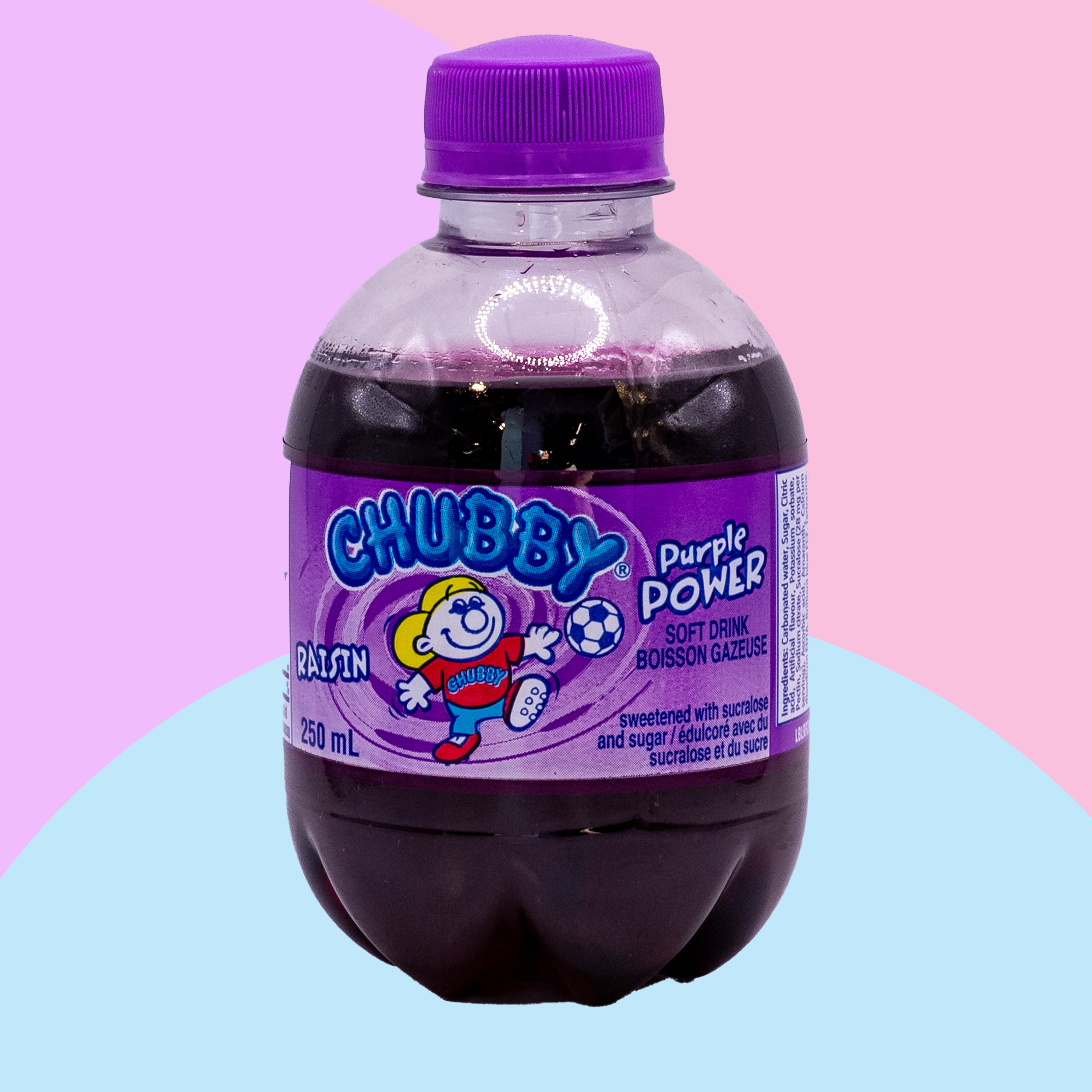 Chubby - Purple Power Grape - Soda Pop - 250ml