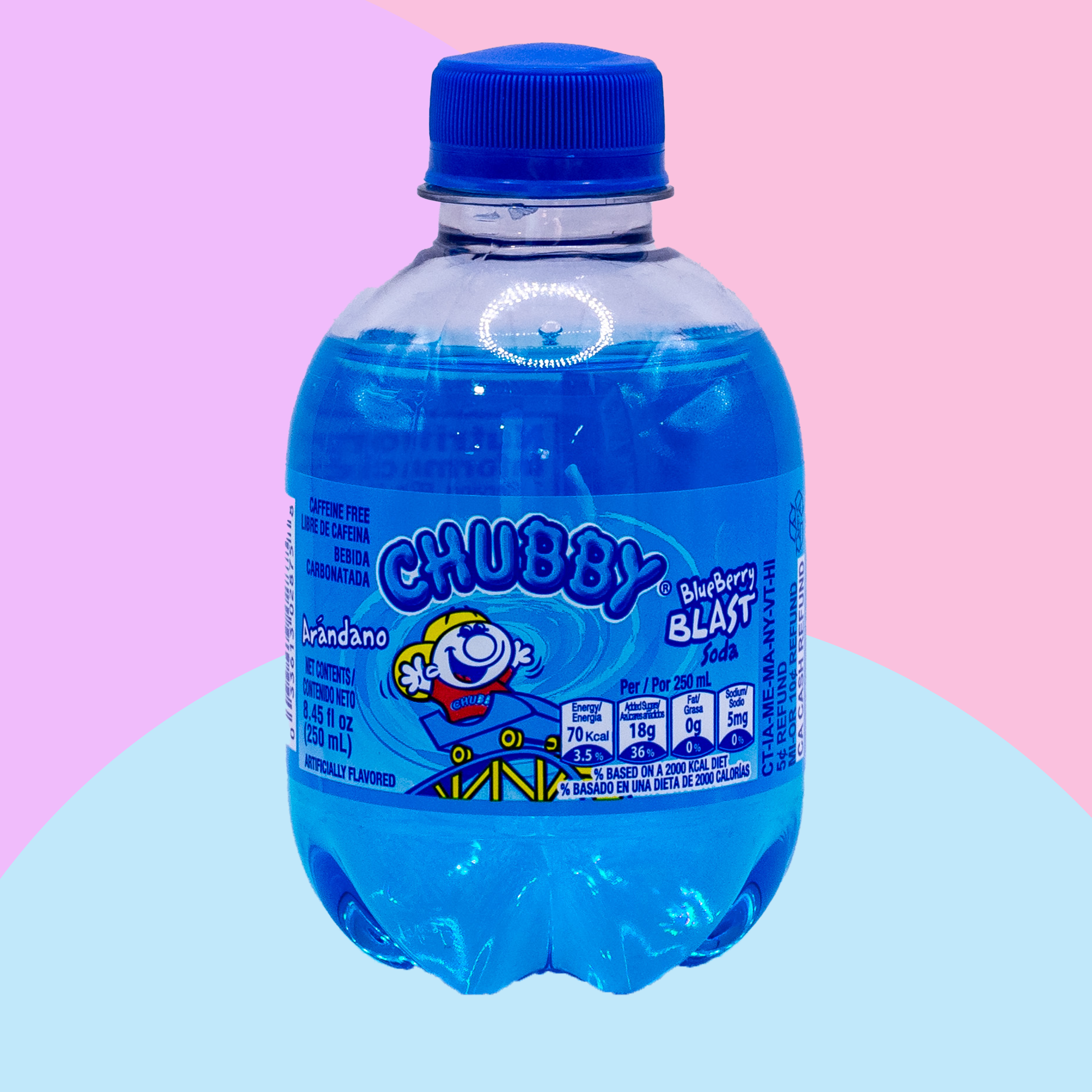 Chubby - Blueberry Blast - Soda Pop - 250ml