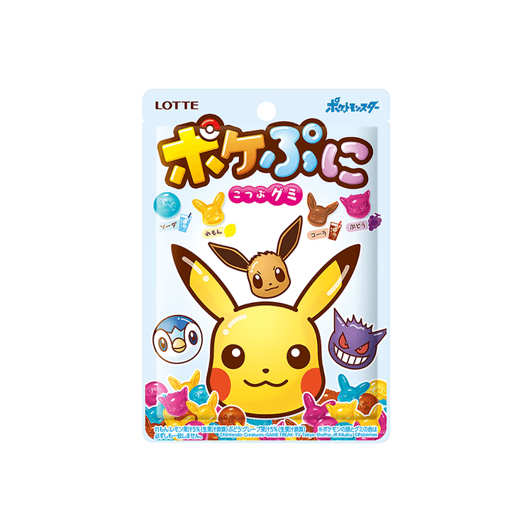 Japanese - Lotte Pokemon Pokepuni Gummies - 80g