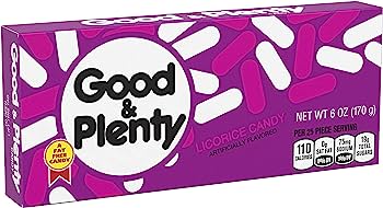 Good & Plenty - Licorice Candy - Theatre Box - 170g