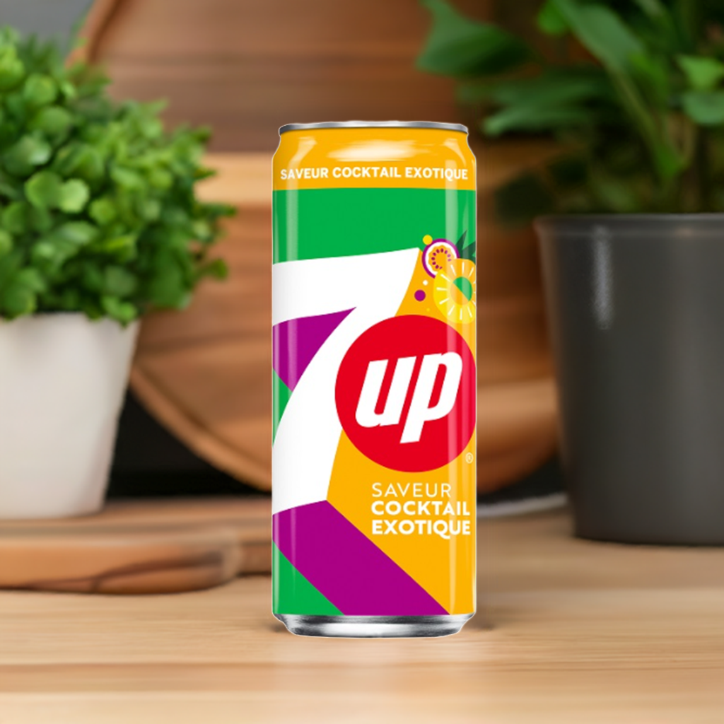 7UP Exotic - Tall Can - 330ml (Europe)