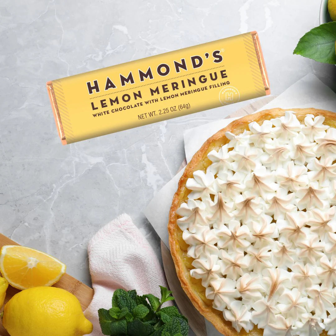 Hammond's - Lemon Meringue - White Chocolate Candy Bar - 64g