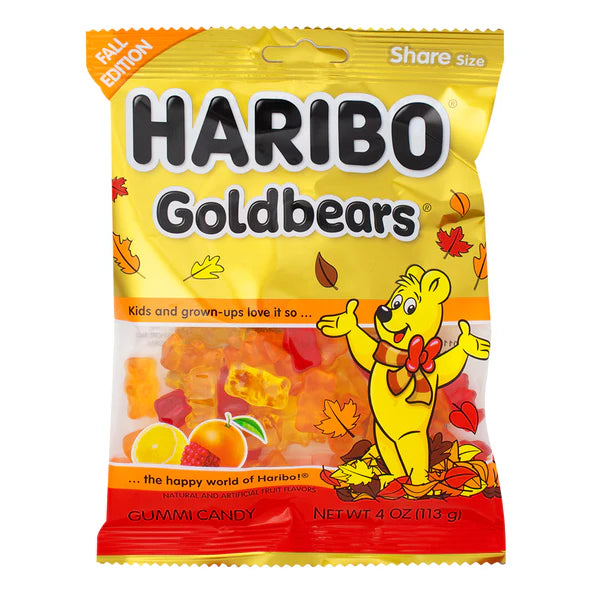 Haribo - Gold Bears Fall Edition - Theatre Bag - 113g