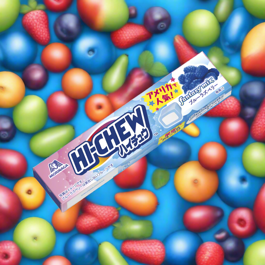 Morinaga - Hi-Chew Gummy Blue Raspberry - Fantasy Mix (Japan)