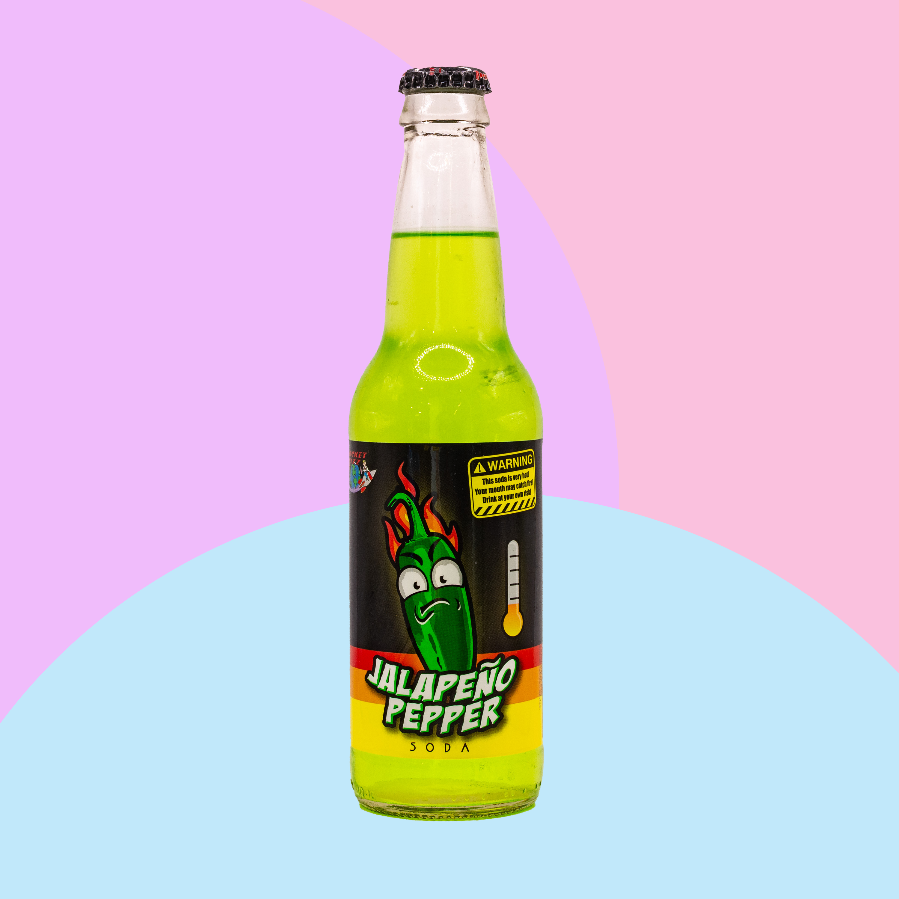 Rocket Fizz - Jalapeño Pepper - Soda Pop - 355ml