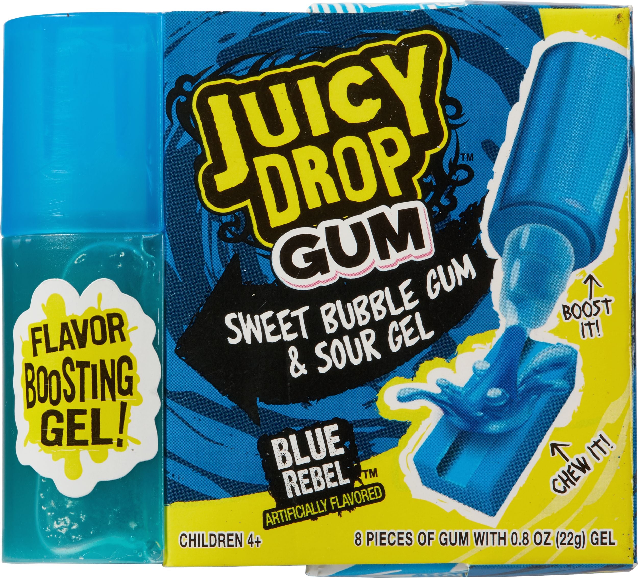 Topps - Juicy Drop Gum and Sour Gel - Assorted Flavours - 22g