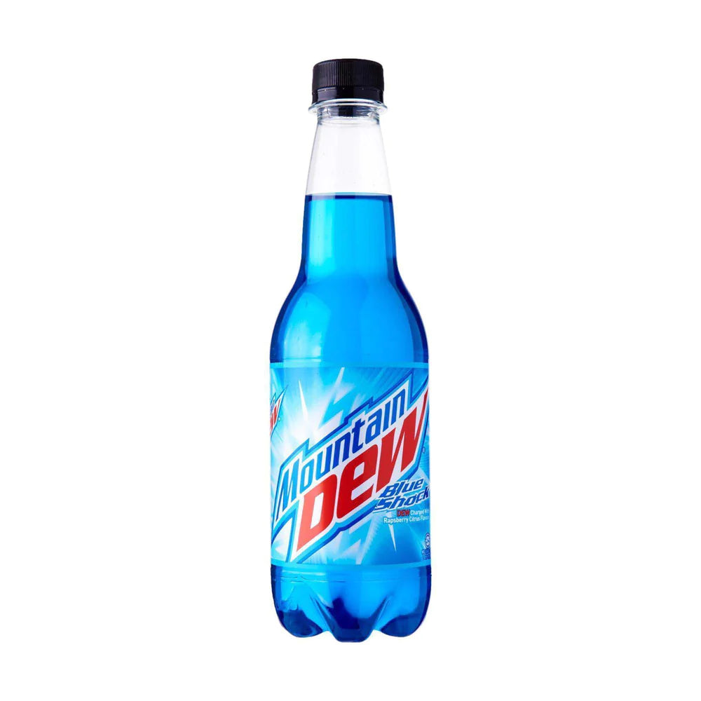 Mountain Dew - Blue Shock - Soda Pop - 400ml