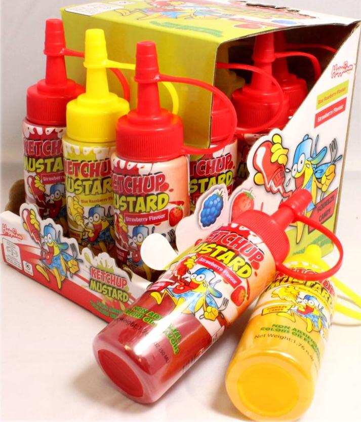 Sweet Fun - Mustard & Ketchup Sour Liquid Candy - 50ml