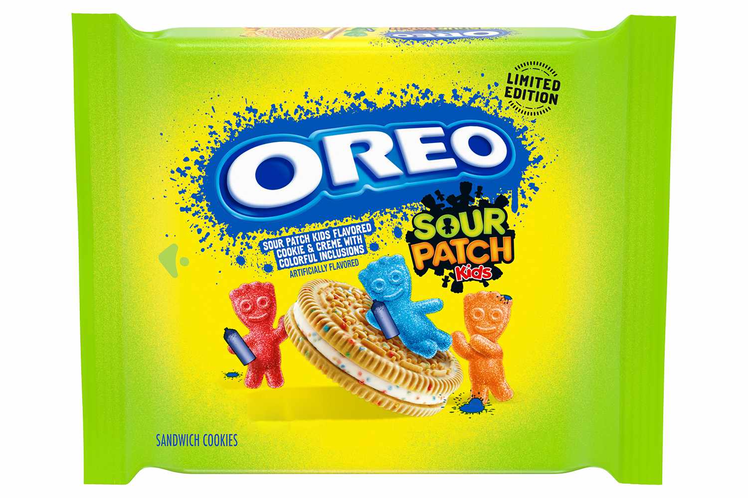 Oreo - Sour Patch Kids Sandwich Cookie - Limited edition - 303g