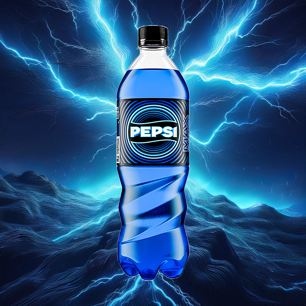 Pepsi Max Electric Blue 355ml (UK)