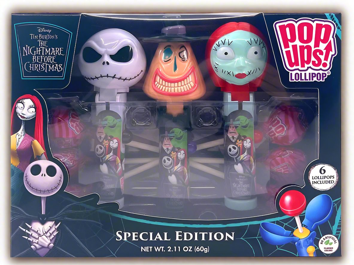 POP-UPs - Nightmare Before Christmas - Lollipop Dispenser - 3pk