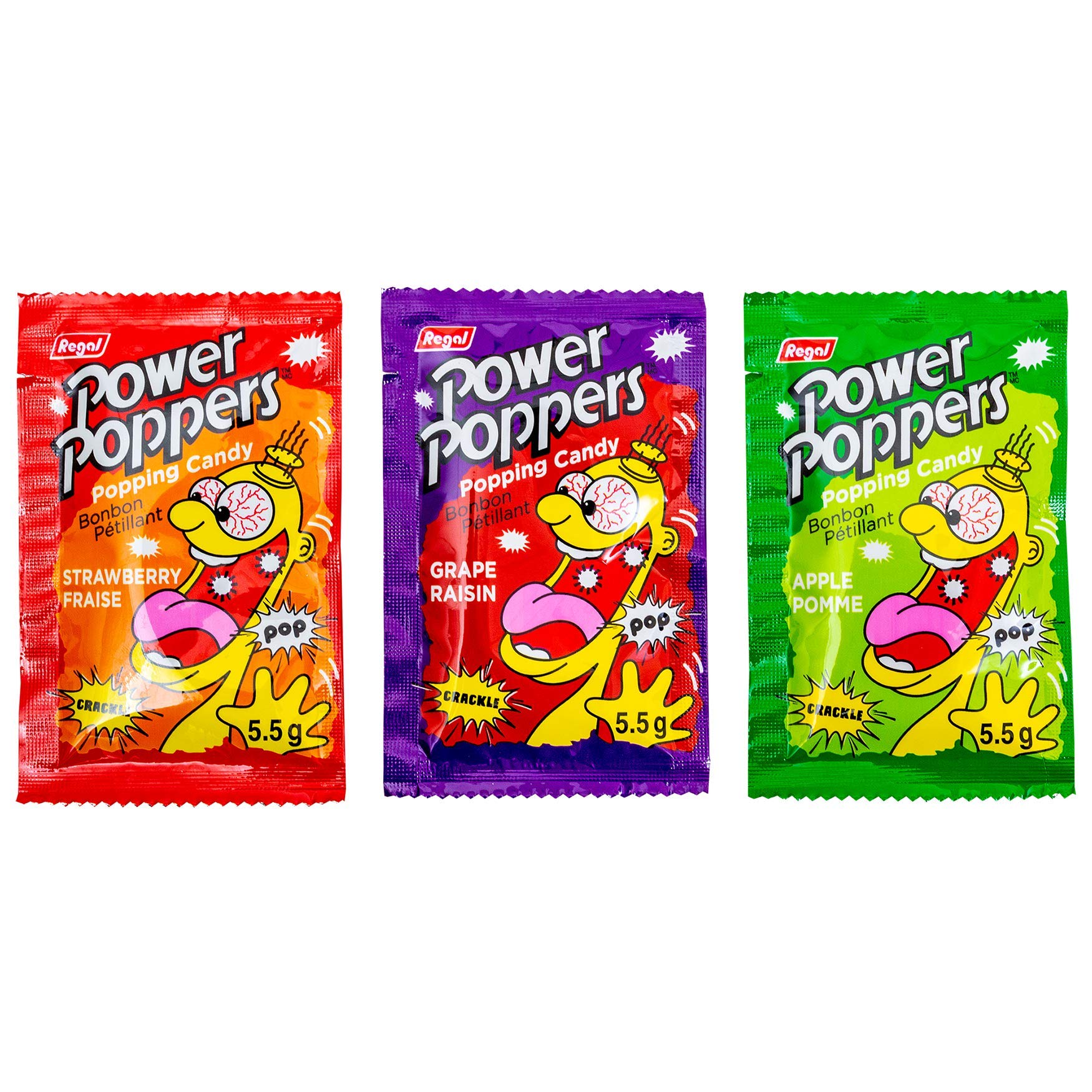 Power Poppers - Popping Candy - Assorted Flavours - 5.5g