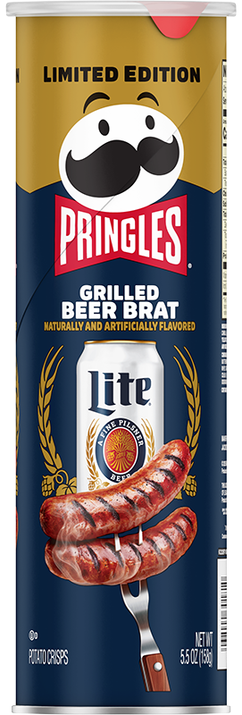 Pringles - Grilled Beer Brat- 158g (USA)