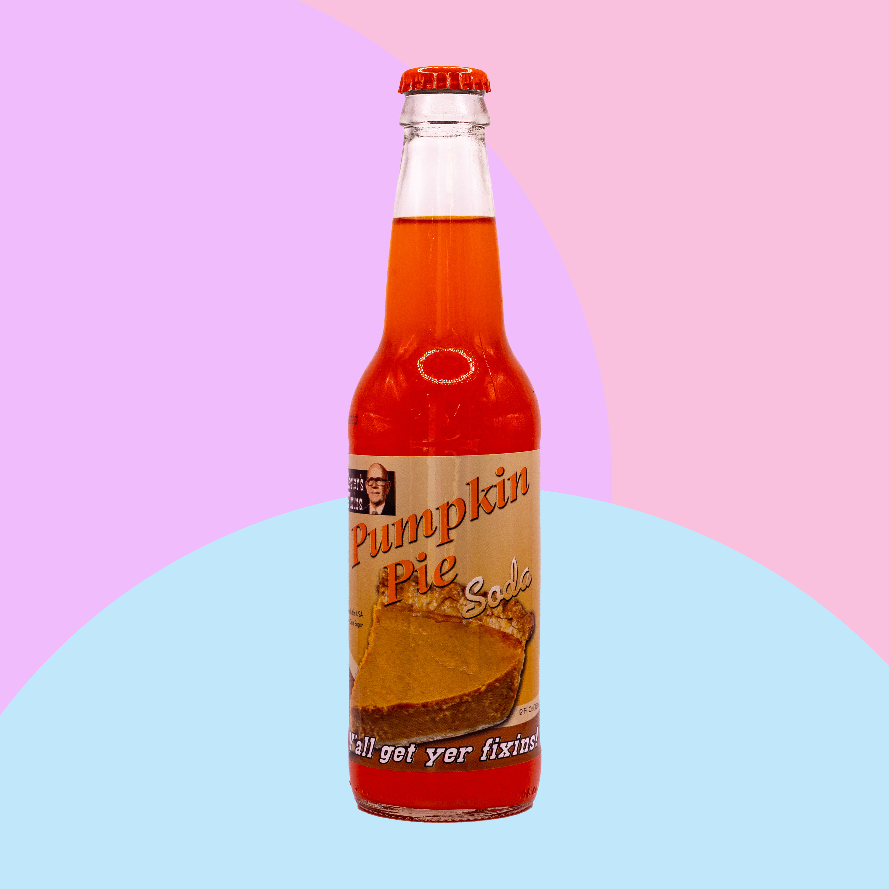 Rocket Fizz - Lesters Fixins Pumpkin Pie - Soda Pop - 355ml