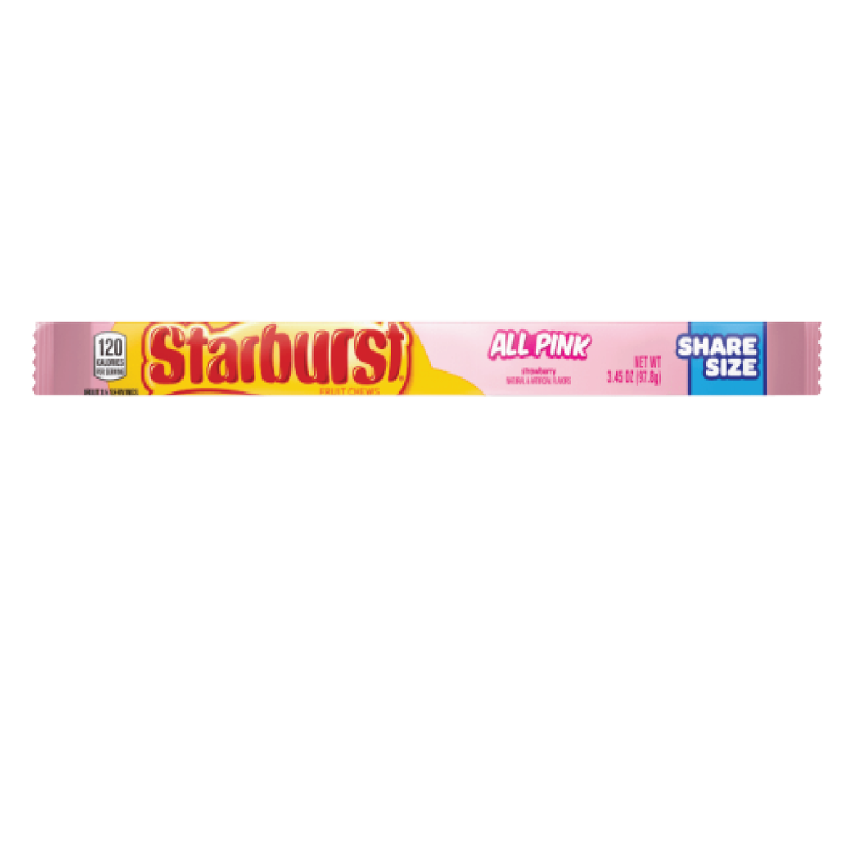 Starburst - All Pink Fruit Chews Strawberry - King Size - 97g