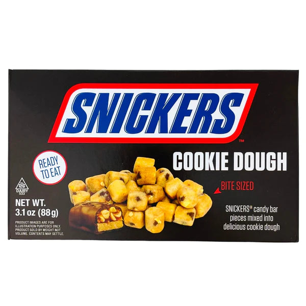 Poppable Cookie Dough - Snickers - Theatre Box - 88g