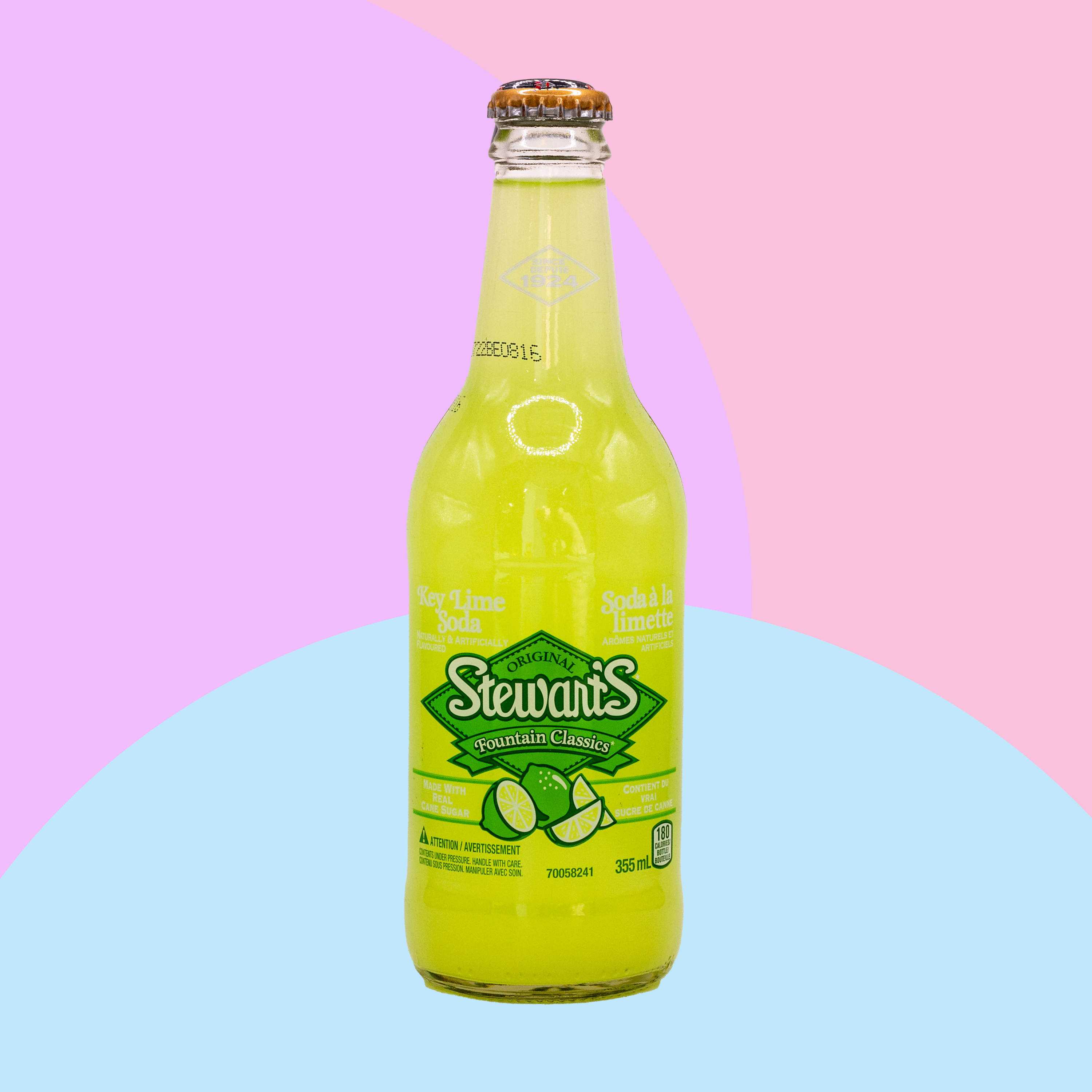 Stewart's - Key Lime - Soda Pop - 355ml