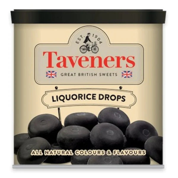 Taveners - Licorice Drops - 200g (UK)