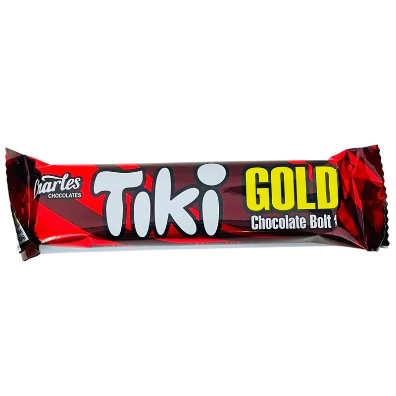 Charles Chocolates - Tiki - Gold Chocolate Bolt - Chocolate Wafer - 29.7g