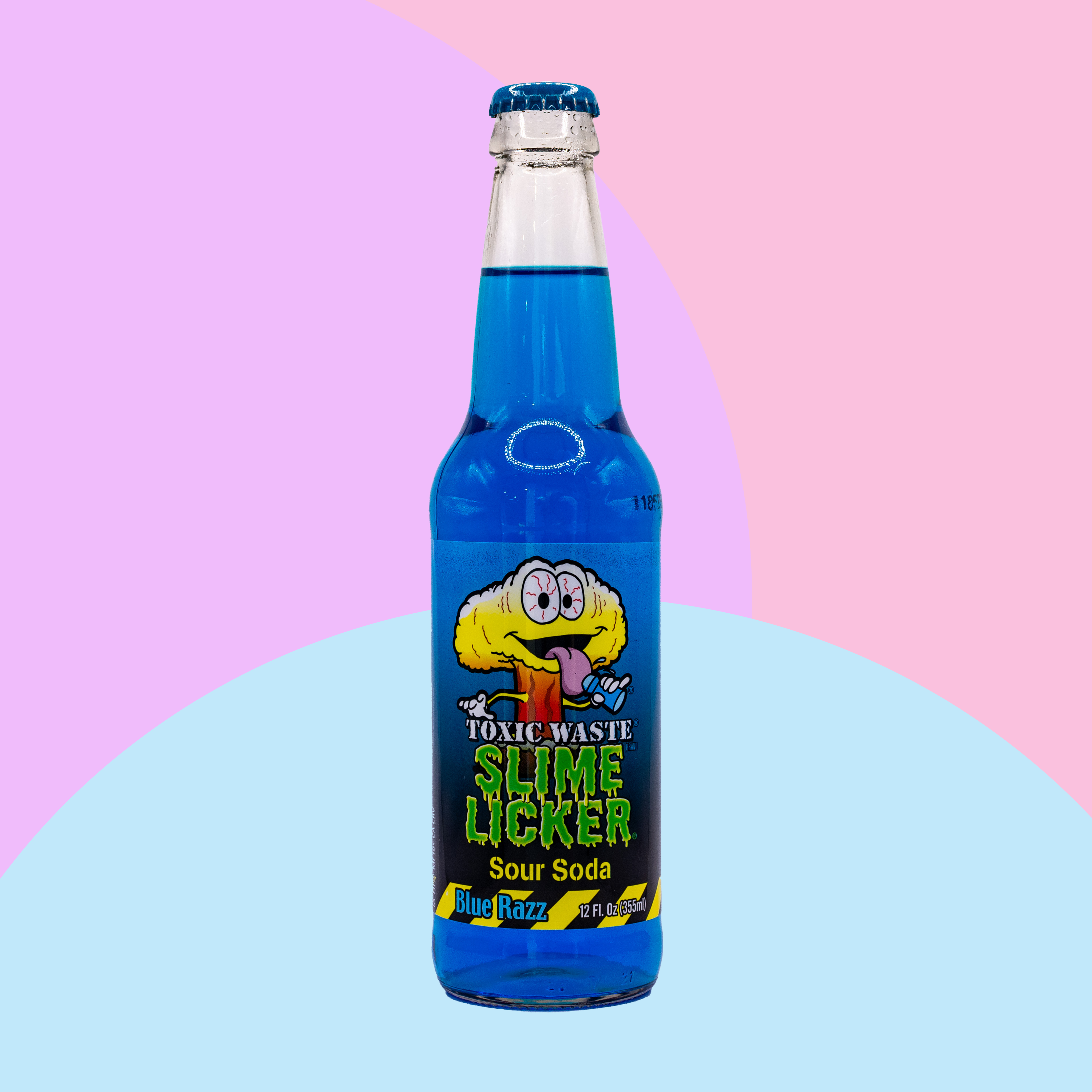 Rocket Fizz - Toxic Waste Slime Licker Sour Blue Razz  - 355ml