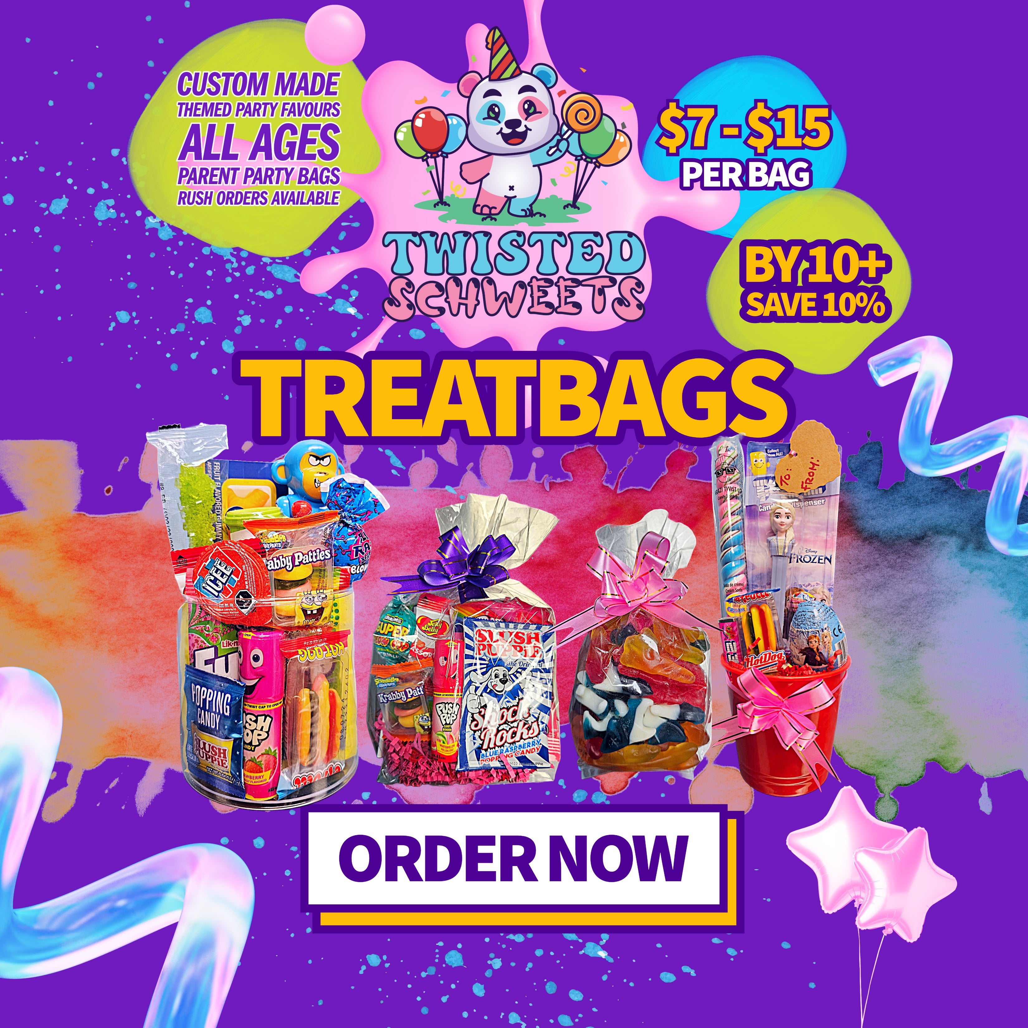 Kids Swag Bags - Loot Bags for Kids Parties - Premium Party Favours