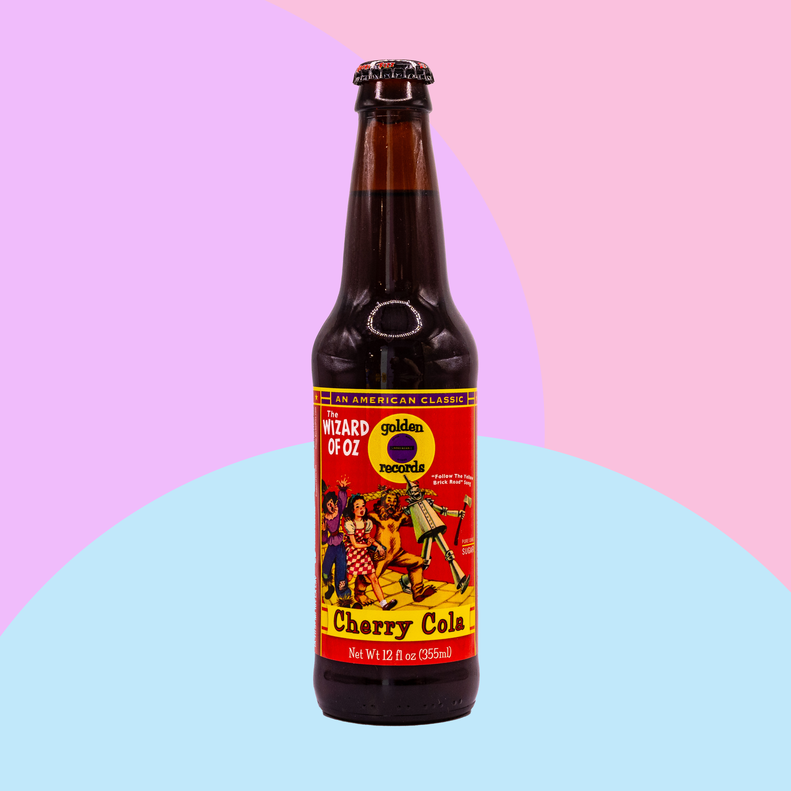 Rocket Fizz - Wizard of Oz Cherry Cola- Soda Pop - 355ml